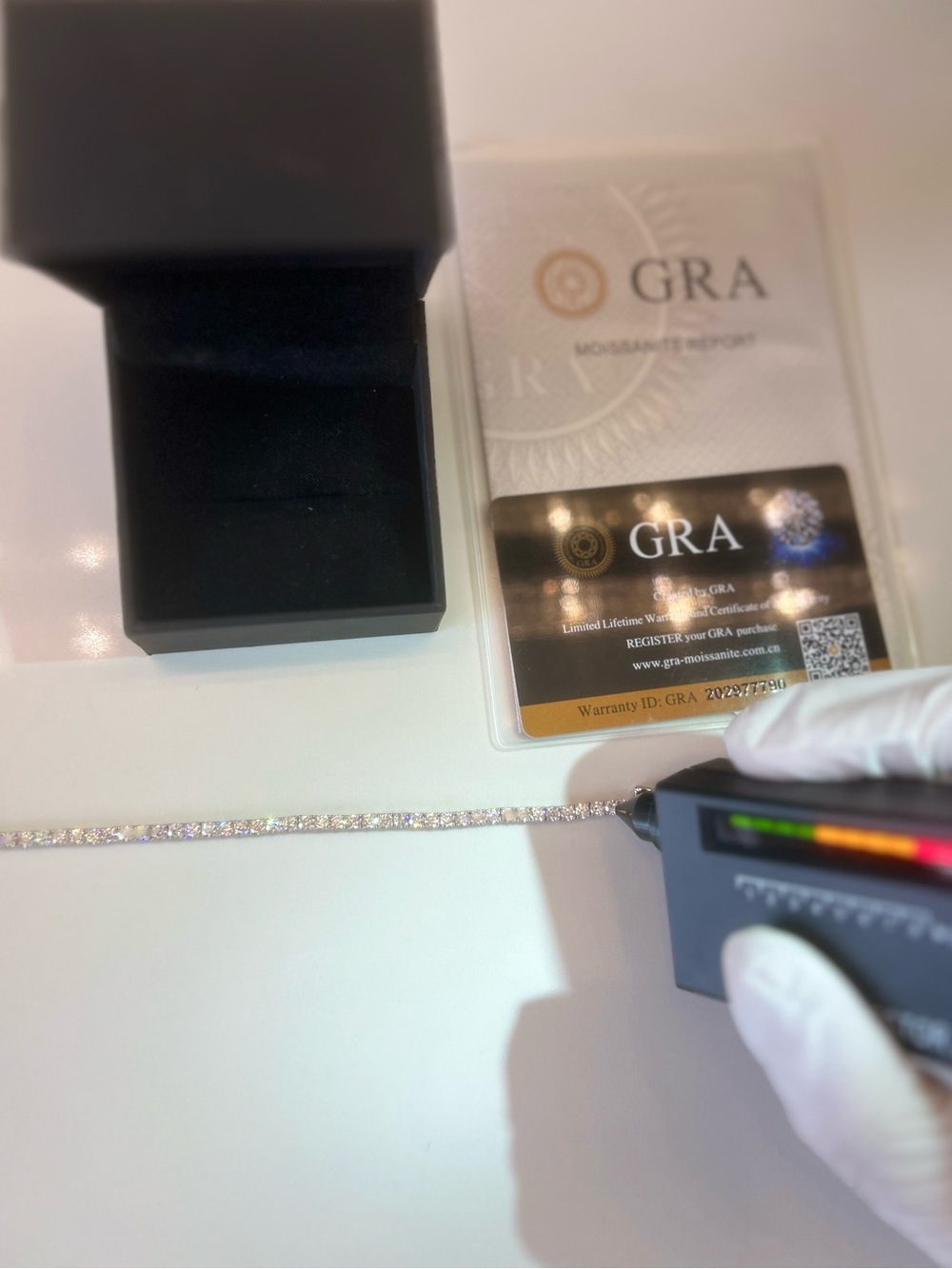 GRA Certified VVS1 Moissanite Tennis Bracelet